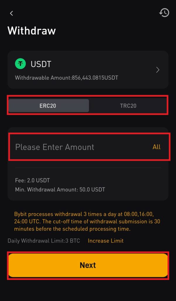 How to Withdraw from Bybit